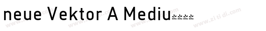 neue Vektor A Mediu字体转换